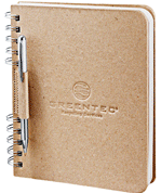 Personalized Recycled Spiral Cardboard Journals