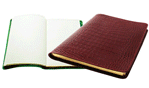 Croco-Grain Ruled Journal Leather Covers