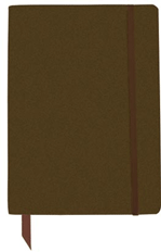 Brown elastic journals
