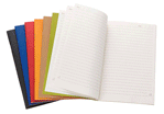 Recycled Lined Journals, Saddle Stitched Journals